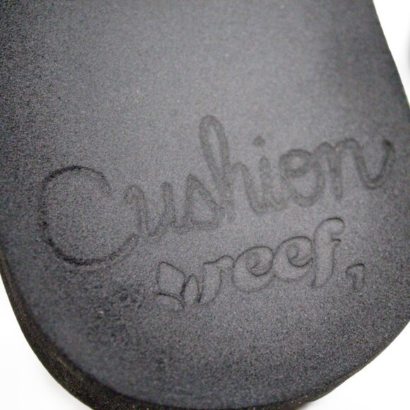 Reef Women's Size 7 Black Star Cushion Sandal Flip Flop Thong Style Open Toe GUC - Picture 9 of 9